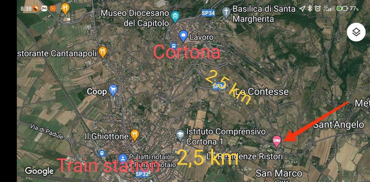 La Piccola Posta Di Cortonaヴィラ エクステリア 写真